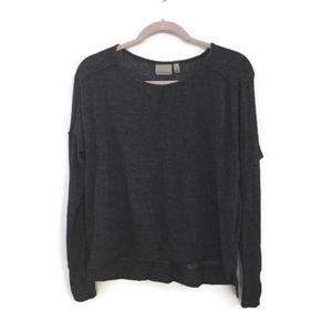 ATHLETA Odyssey long sleeve Pullover- black